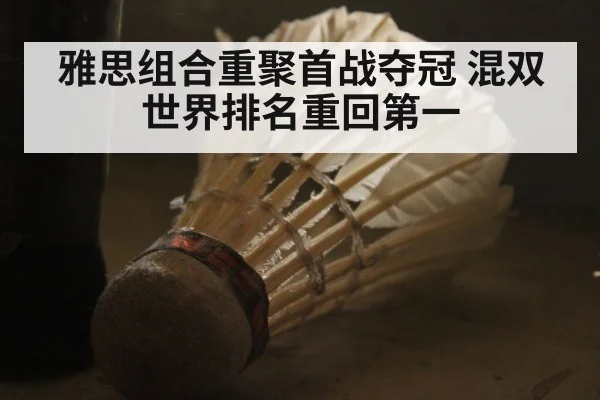 雅思组合重聚首战夺冠 混双世界排名重回第一